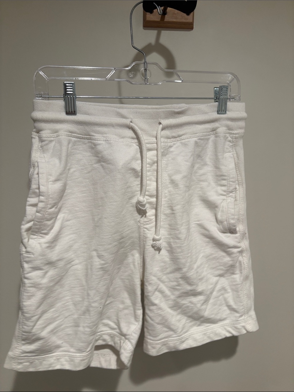 Free Planet White Men's Drawstring Shorts